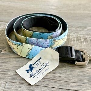 NEW with TAGS Designer Dog Leash with Map of Cape Cod